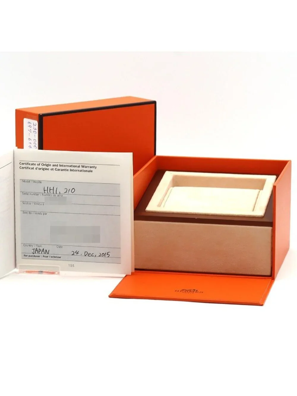 Hermes Watch SS Quartz